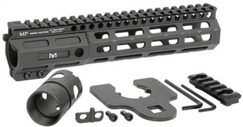 Midwest Industries MINF925 Night Fighter 9.25" M-LOK Black Hardcoat Anodized Aluminum Includes Barrel Wrench, Nut, & 5 S